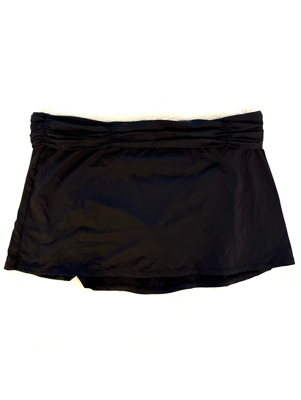 Garnet Hill Black Tankini Skirt Bottom Size 14